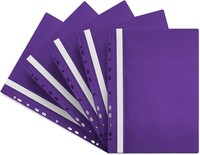5 StüCk Schnellhefter Violett A4 Mit Lochung Schnellhefter Bunt Kunststoff