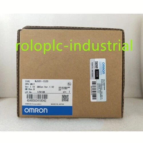 One New Omron NJ501-1520 NJ5011520 Control Unit In Box Expedited Shpping