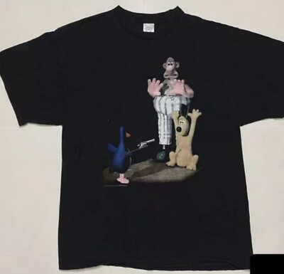 Vintage Wallace & Gromit Cartoon t shirt,.., best design - new