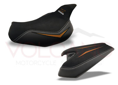 Fit Kawasaki Z1000 2014-2020 Vulkan Design Sitzbezug Orange K042CB Anti Rutsch