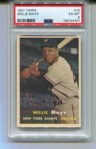 1975 Topps Willie Mays New York Giants HOF #10 PSA 6