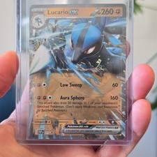 Pokemon Scarlet & Violet Black Star Promo - Lucario ex SVP 017