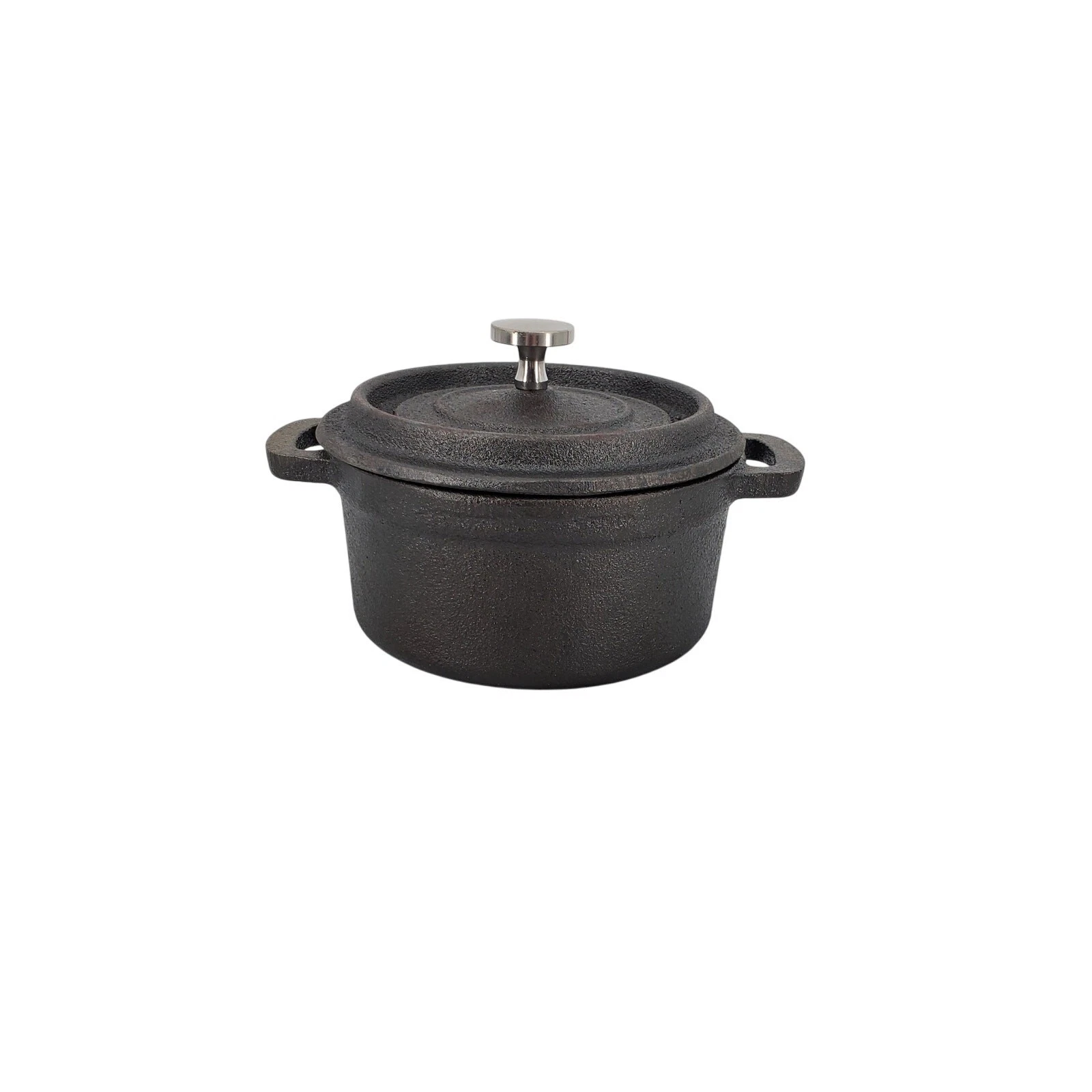 Sedona Kitchen 2pc Seasoned Cast Iron Mini Dutch Oven Round Mini Cocotte New