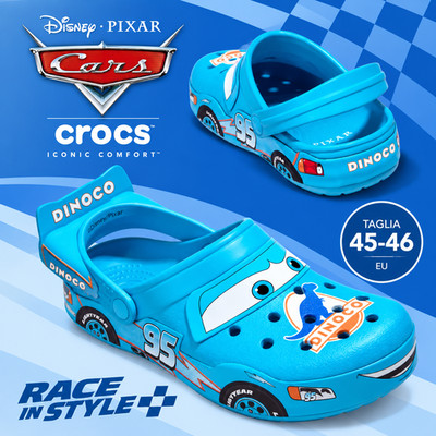 Crocs Lightning McQueen Dinoco Disney Pixar Cars Clog | EU 45-46