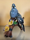 Vintage Blue Parkeets On Branch Figurine 6.5" Thames Japan — photo 1