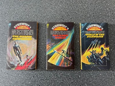 Starwolf - 1, 2 & 3 by Edmond Hamilton - Pub: Ace - 1967 - Paperbacks