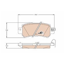 Satz Bremsbeläge Bremsklötze hinten für Mazda CX-3 DK CX-5 KE | 24327013