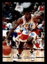 Antoine Gillespie Illinois 1995 Classic Rookies Auto RC Basketball Card
