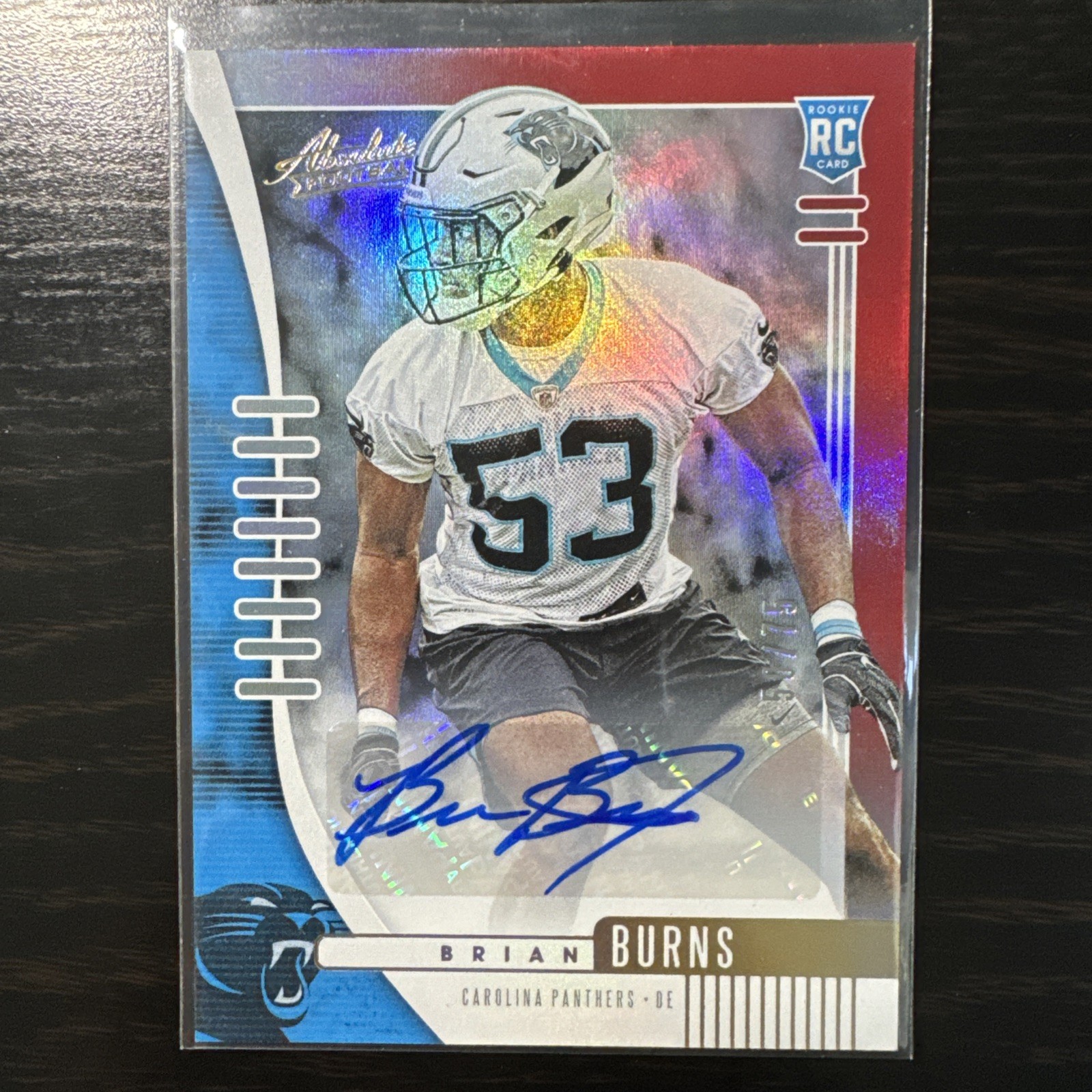 Brian Burns Panini Absolute #146 Signature