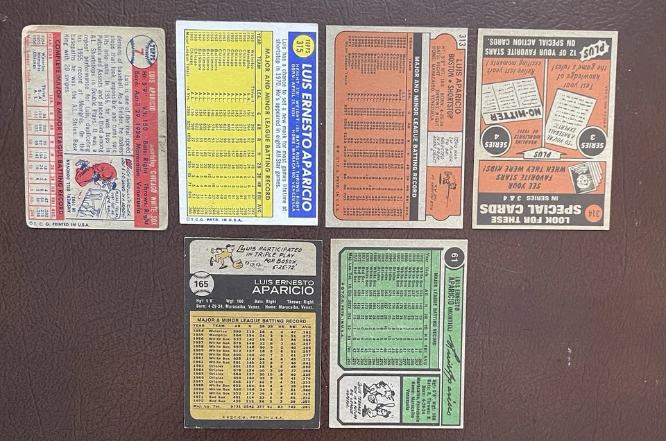 Lote de 6 tarjetas vintage Luis Aparicio HOF.     Envío gratis  Foto 2 de 4