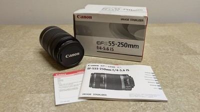 Canon EF-S 55-250mm f/4.0-5.6 IS Lens w/ UV