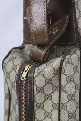 Gucci Golf Bag, Vintage Leather GG Logo Monogram, Cover Included