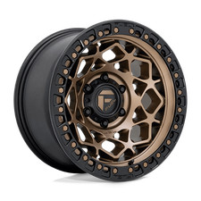 17x9 Fuel Wheels D785 Unit Bronze W Matte Black Ring Rims 6x139.7 Et1 1pc