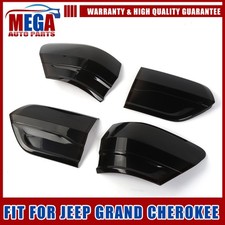 Smoked Rear Tail Light Lamp Guard Trim Cover Bezel For Jeep Grand Cherokee 14-20 Smoked Rear Tail Light Lamp Guard Trim Cover Bezel For Jeep Grand Cherokee 14-20