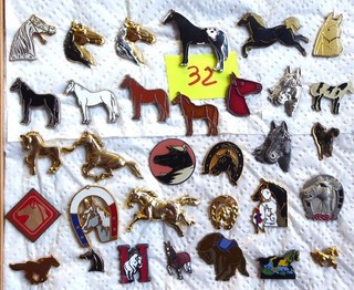 Lot de pin's animaux Cheval 1