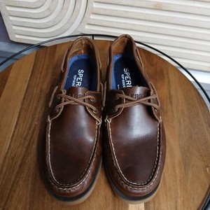 SPERRY Top Sider Tremont DBL KT Amaretto, Brown Leather size 8M Original Box Sperry Top Sider Amaretto | eBay main image 2