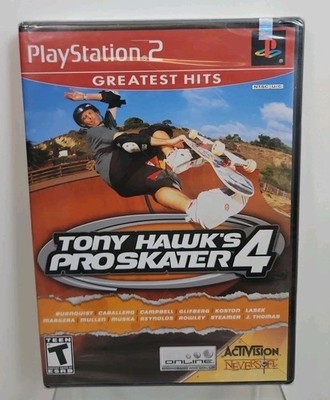 Tony Hawk's Pro Skater 4 Greatest Hits Playstation 2 PS2 New Factory Sealed