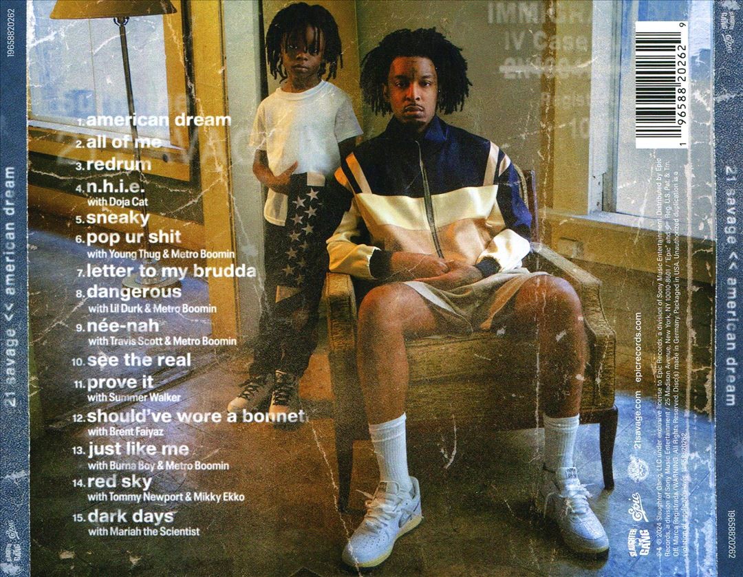 21 Savage American Dream レコード 21 SAVAGE American Dream 2LP RED - Winylownia.pl online