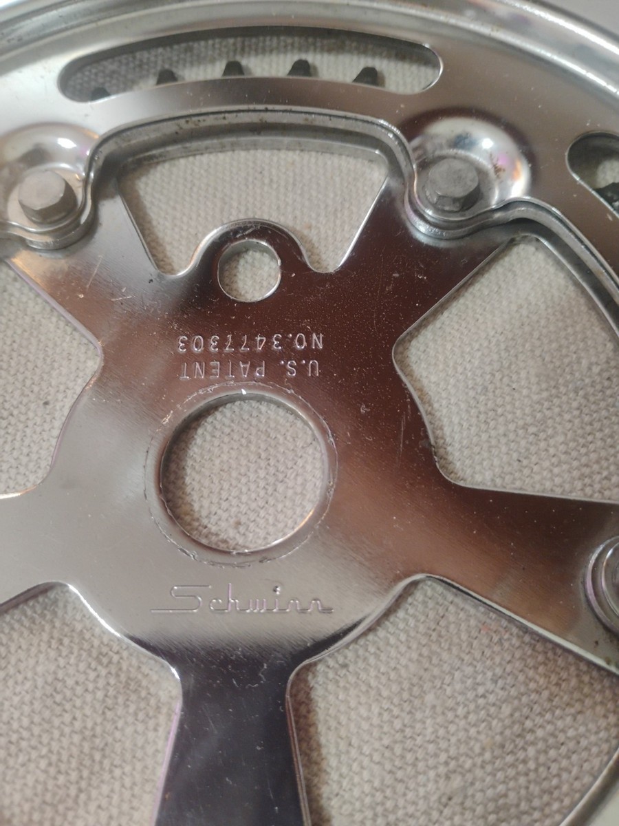 Schwinn Chrome 3 Piece Crankset 39/52T Patent No. 3477303 | eBay