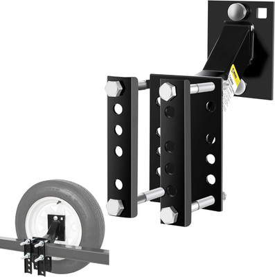 Maxxhaul 50214 Spare Tire Carrier Mount for Utility Boat Trailer Bracket Holds 4
