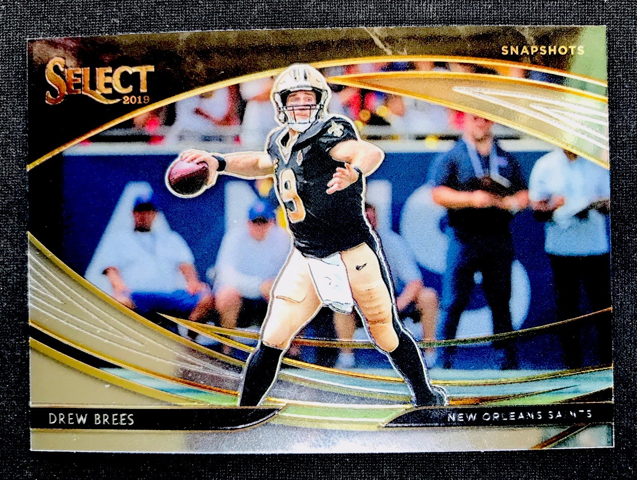 2019 Panini Select Football "Snapshots" Drew Brees #10 HOF'er N.O. Saints !!