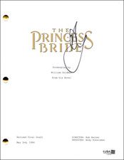 Mandy Patinkin Signed Autograph The Princess Bride Movie Script Screenplay JSA