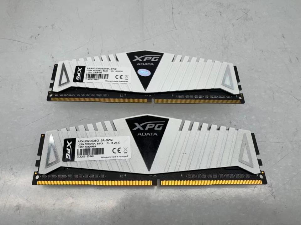 ADATA XPG 16GB 2x8GB DDR4 3200MHz 8GX4 Ram Memory AX4U320038G16-BWZ - Image 2 of 2