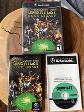 Gauntlet Dark Legacy Nintendo GameCube Black Gamecube Complete Rrg Card Clean