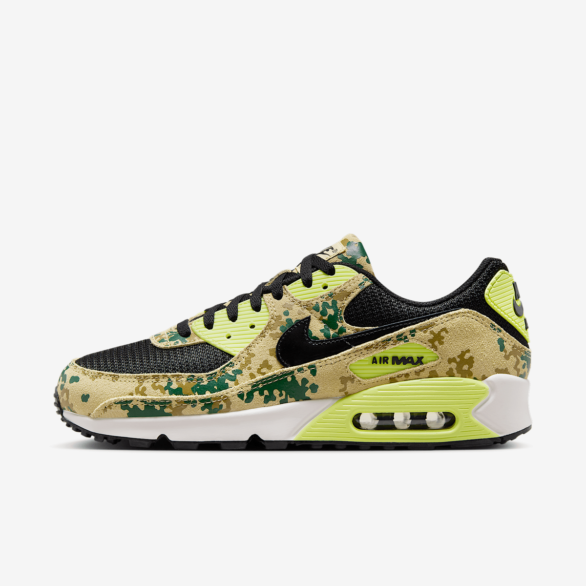 NIKE Air Max 90 Premium IF1721-700 Team Gold Light Lemon Twist