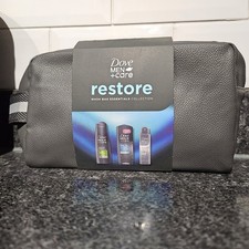 Dove Men+Care Gift Set Restore Clean Comfort Bodywash, Shampoo, Deodorant & Pad