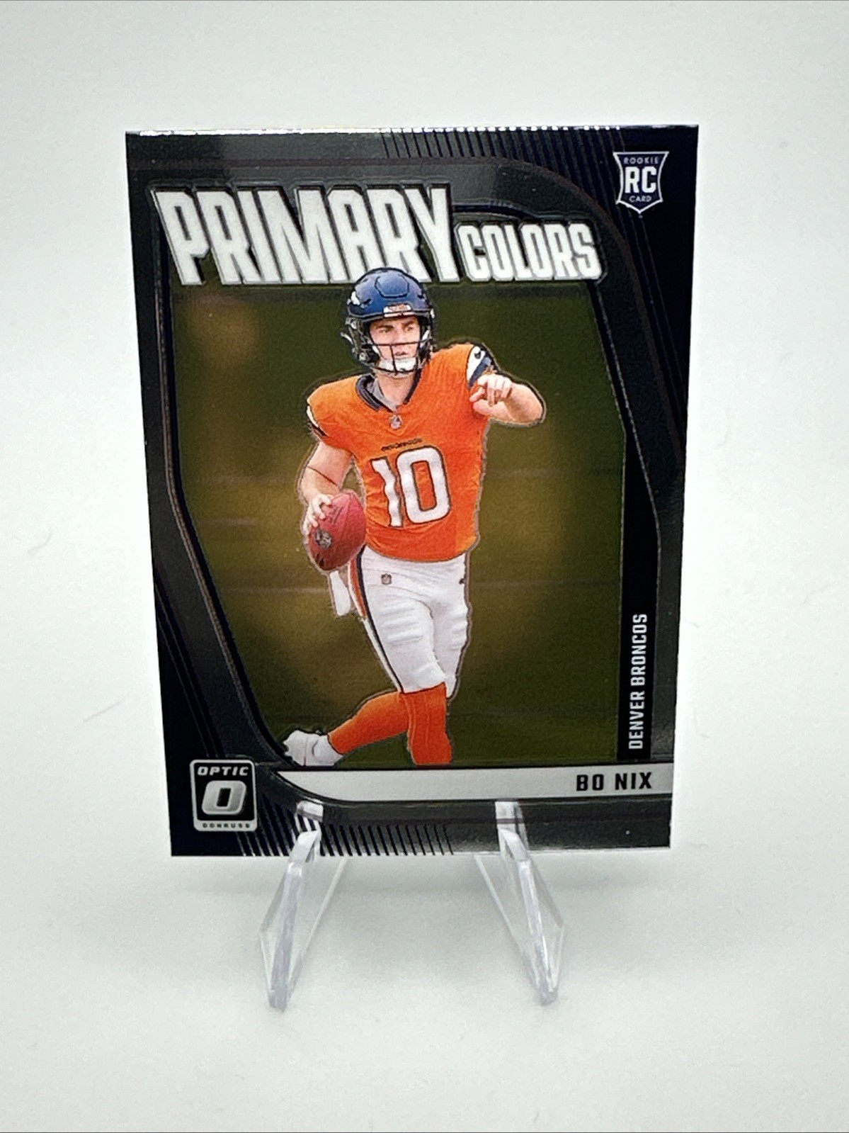 2024 Panini Donruss Optic - Rookie Primary Colors Bo Nix #4 (RC)