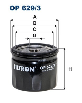 5x ✅Fits FILTRON OP 629/3 OIL FILTER   ⭐UK Seller⭐