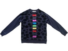 ETRE CECILE Designer Metallic Rainbow Animal Print Sezane Jumper - Net A Porter
