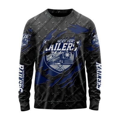 Personalized Worcester Railers Sweater Special Black Metal Design 