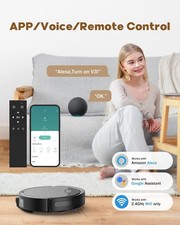 3in1 Robot Vacuum and Mop Combo 5000Pa Suction，Works 2.4G WiFi App Remote 5