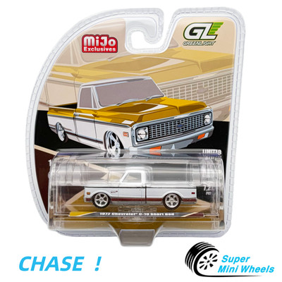 Raw Chase ！Greenlight 1:64 1972 Chevrolet C-10 Short Bed Custom