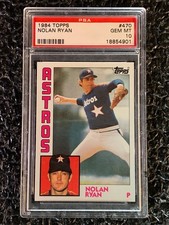 1984 Topps Baseball #470 Nolan Ryan PSA 10