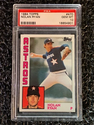 1984 Topps Baseball #470 Nolan Ryan PSA 10