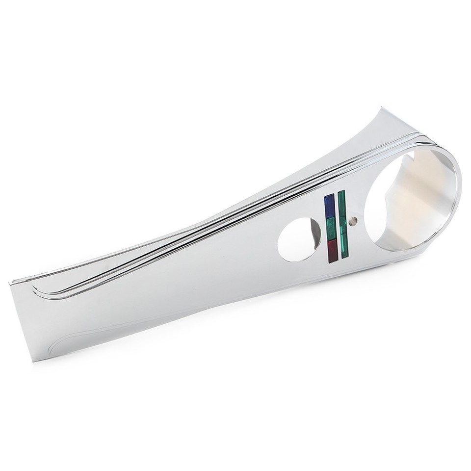 Chrome Long Rider Style Dash Panel For Harley Softail Custom FXSTC FXDG ...