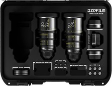 DZOFILM DT2.8 Super35 Parfocal Cine Lens Bundle for PL Mount and Canon EF, Black