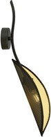 Wandleuchte In Schwarz Gold Klassisch IP20 1X40W/E14