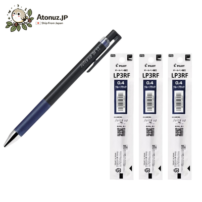 Pilot Juice Up 0.4 Needle Tip Gel Pen Starter Set LP3RF 1 Pen + 3