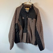 Performance Fleece Jacket - Brown and Black
