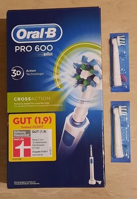 Oral-B Pro 600 CrossAction*Elektrische Zahnbürste*Neu & OVP*