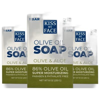 #ad Kiss My Face 86% Pure Olive Oil Moisturizing Soap Olive amp; Aloe 8 Oz 3 Pack $23.61