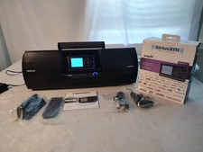 Sirius XM SXSD2 Boombox Speaker Dock Onyx EZ Home Satellite Radio Test Works