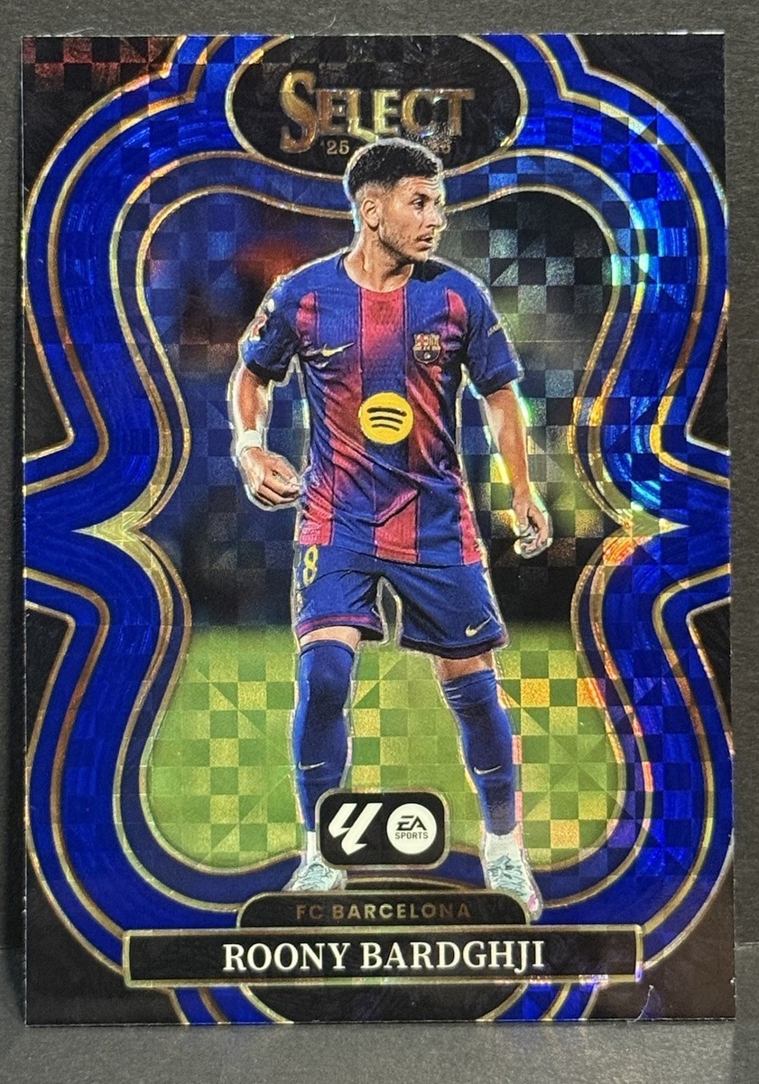 2025-26 Panini Select La Liga Barcelona Roony Bardghji Mezzanine