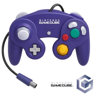 Original Controller Gamepad Spice Indigo (DOL-003) für Nintendo GameCube    