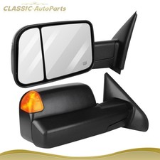 For 02-08 Dodge Ram 1500 03-09 2500 3500 Mirrors Power Heated Turn Signal Pair For 02-08 Dodge Ram 1500 03-09 2500 3500 Mirrors Power Heated Turn Signal Pair