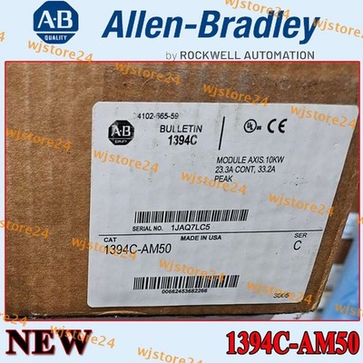 New NEW PLC 1394C-AM50 /C Axis Drive Module 10KW, 23.3A Nominal, 33.2A Pe